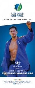 Espagne : Florimond Desprez devient sponsor officiel du champion du monde de judo Nikoloz Sherazadishvili.